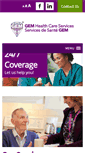 Mobile Screenshot of gemhealthcare.com